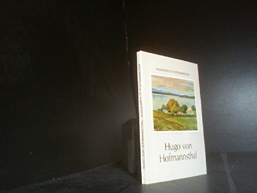 Hugo von Hofmannsthal (Ausgewählte Kostbarkeiten) Contemporary literature