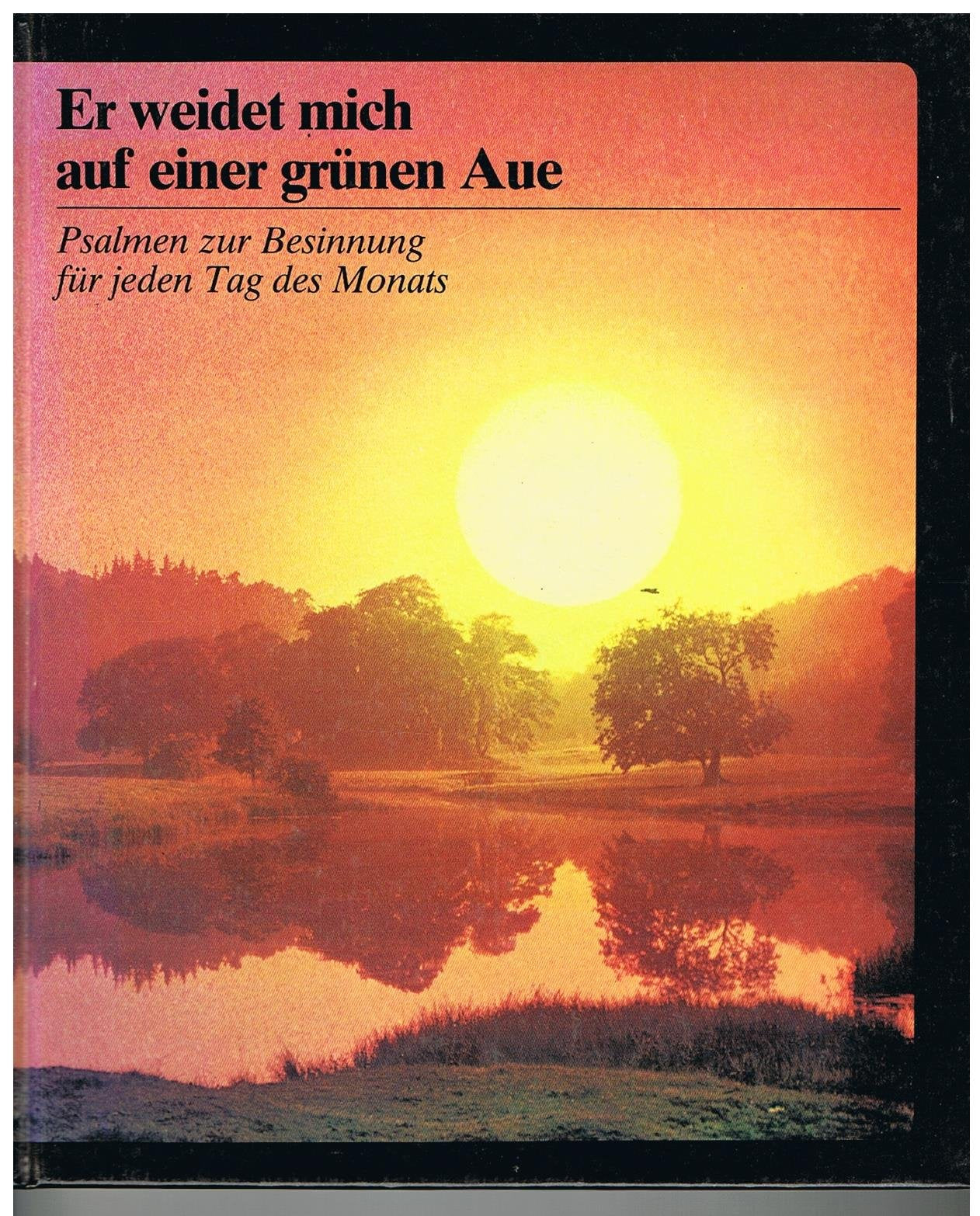 Er weidet mich auf einer grünen Aue (Psalmen zur Besinnung für jeden Tag des Monats) Books