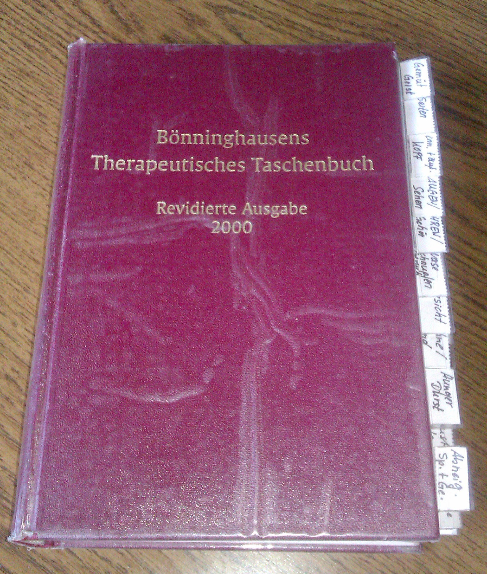 Bönninghausens Therapeutisches Taschenbuch, m. CD-ROM Medicine