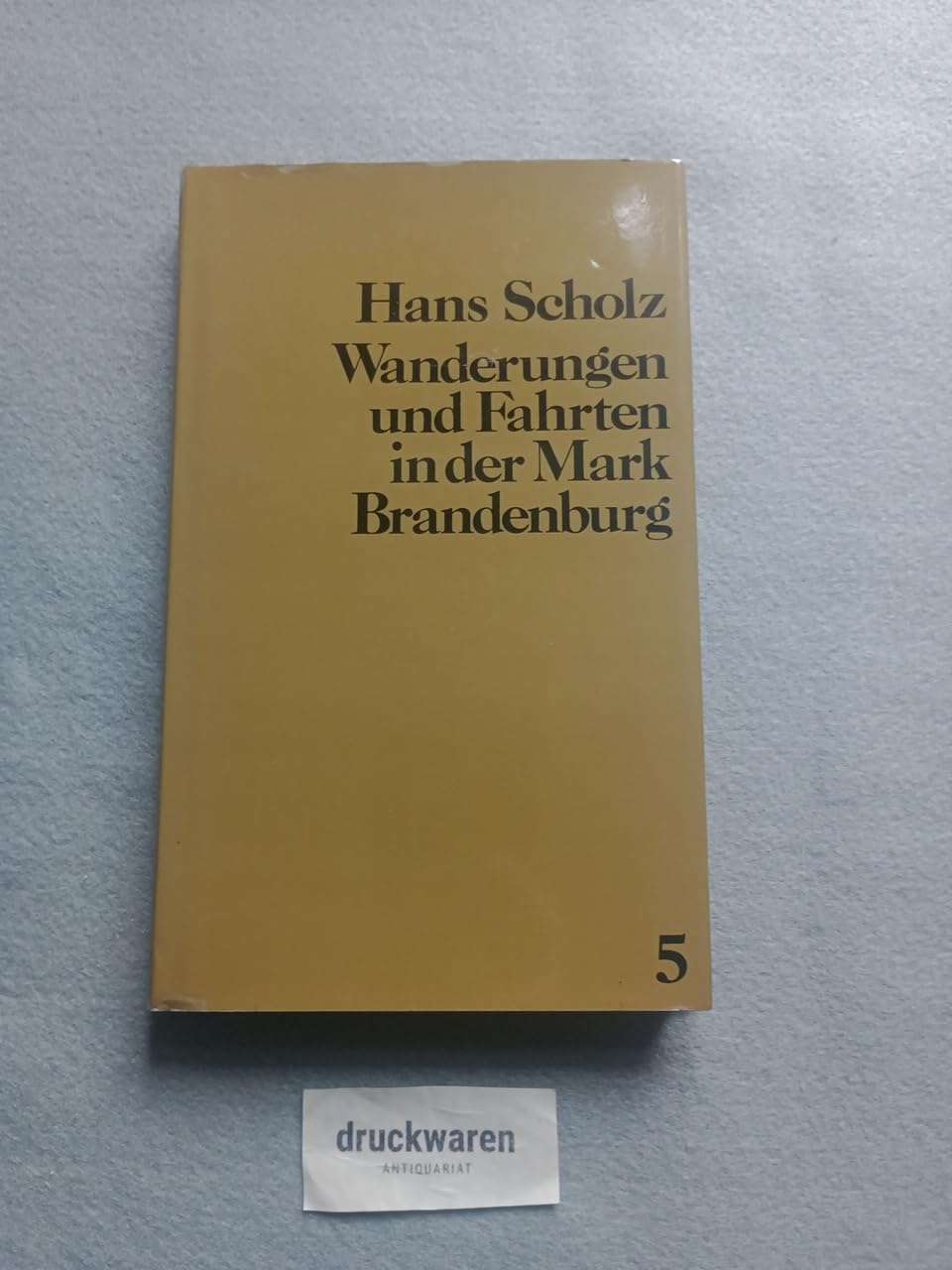 Wanderungen und Fahrten in der Mark Brandenburg. 10 Bände - Hans Scholz Books