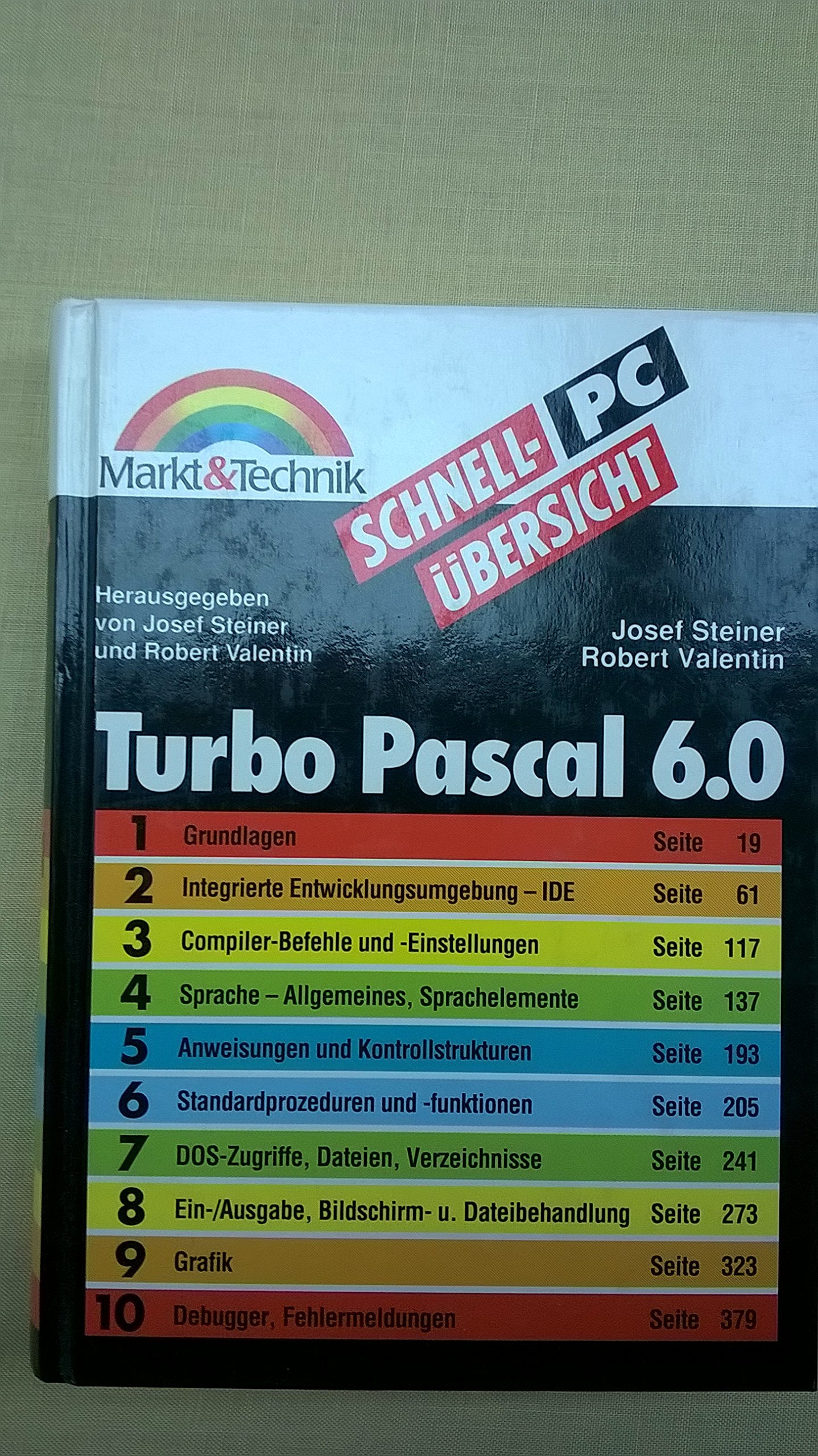 Turbo Pascal 6.0 (PC-Schnellübersicht) Books