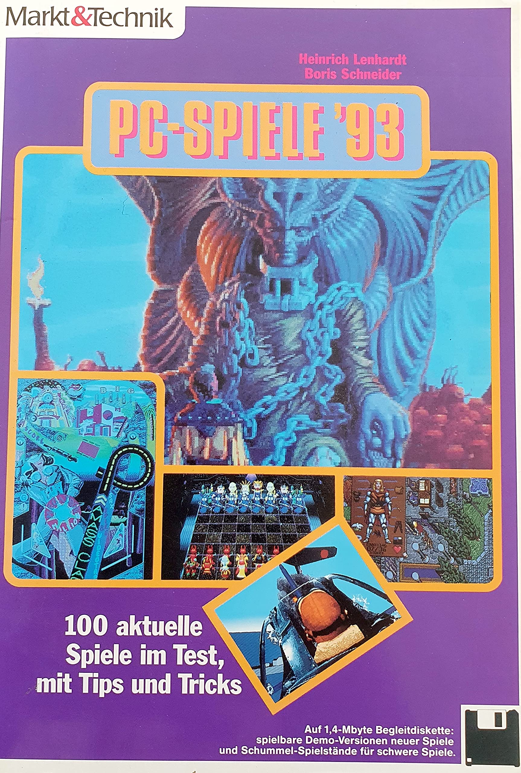 PC- Spiele '93. 100 aktuelle Spiele im Test, mit Tips und Tricks Books