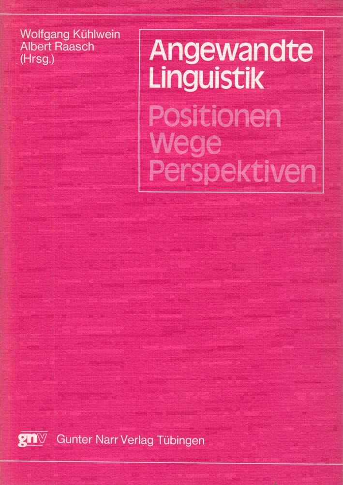 Angewandte Linguistik. Positionen - Wege - Perspektiven Film, Art & Culture