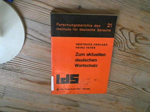 Zum aktuellen deutschen Wortschatz. Books