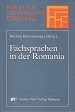 Fachsprachen in der Romania Books