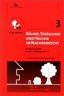Bäume, Sträucher und Hecken im Nachbarrecht: Grenzabstände in den Landesgesetzen (Bäume und Recht) Law