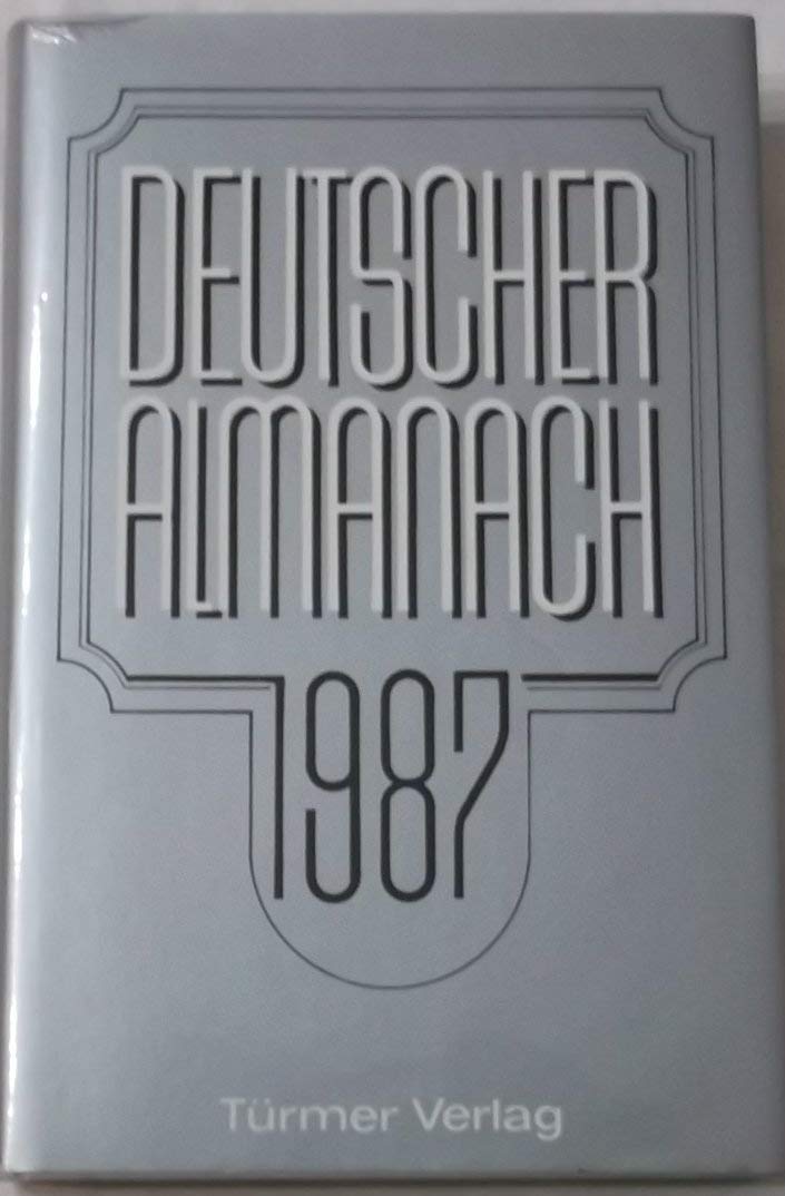 Deutscher Almanach 1987 Books