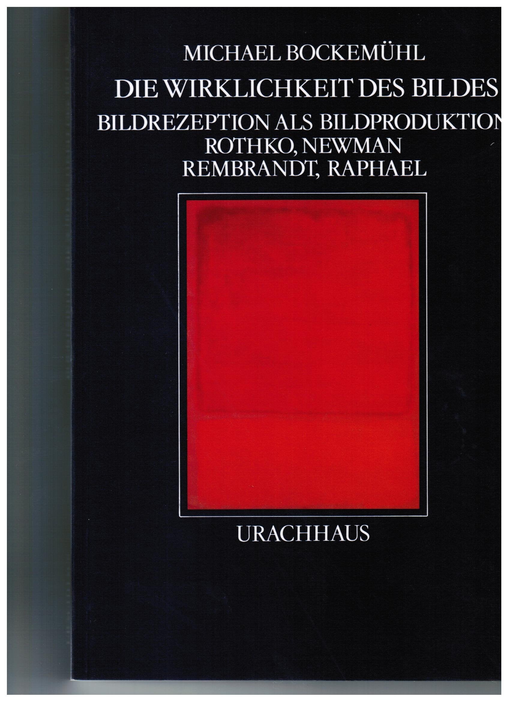 Die Wirklichkeit des Bildes. Bildrezeption als Bildproduktion. Rothko, Newman, Rembrandt, Raphael Film, Art & Culture