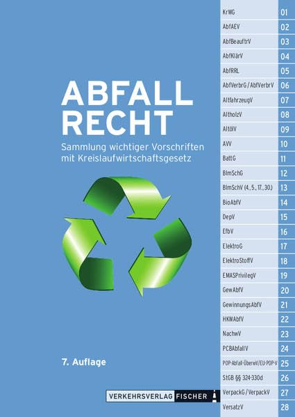 Abfallrecht 2017: - Nicht mehr lieferbar - Neuauflage siehe ISBN 978-3-87841-806-1 - Law