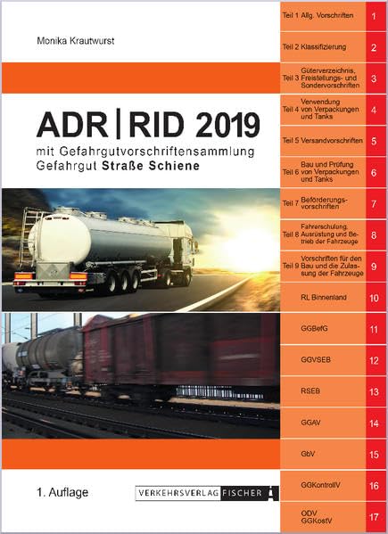 ADR / RID 2019: mit GGVSEB und RSEB sowie anderen Vorschriften Law