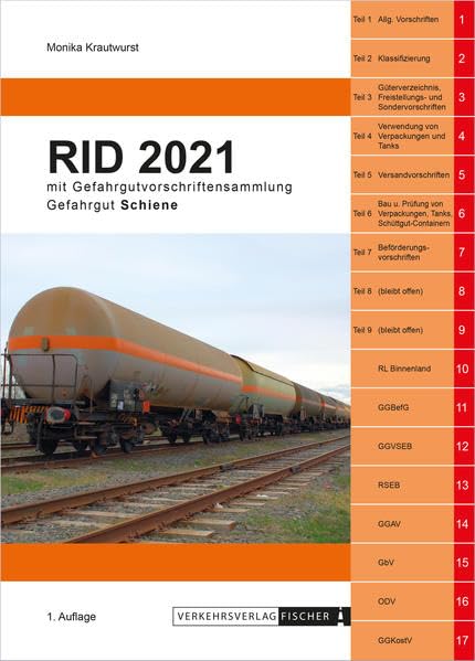 RID 2021: mit Gefahrgutvorschriftensammlung - Gefahrgut Schiene Law