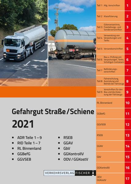 ADR/RID 2021 - Gefahrgut Straße/Schiene: und Gefahrgutvorschriftensammlung Law
