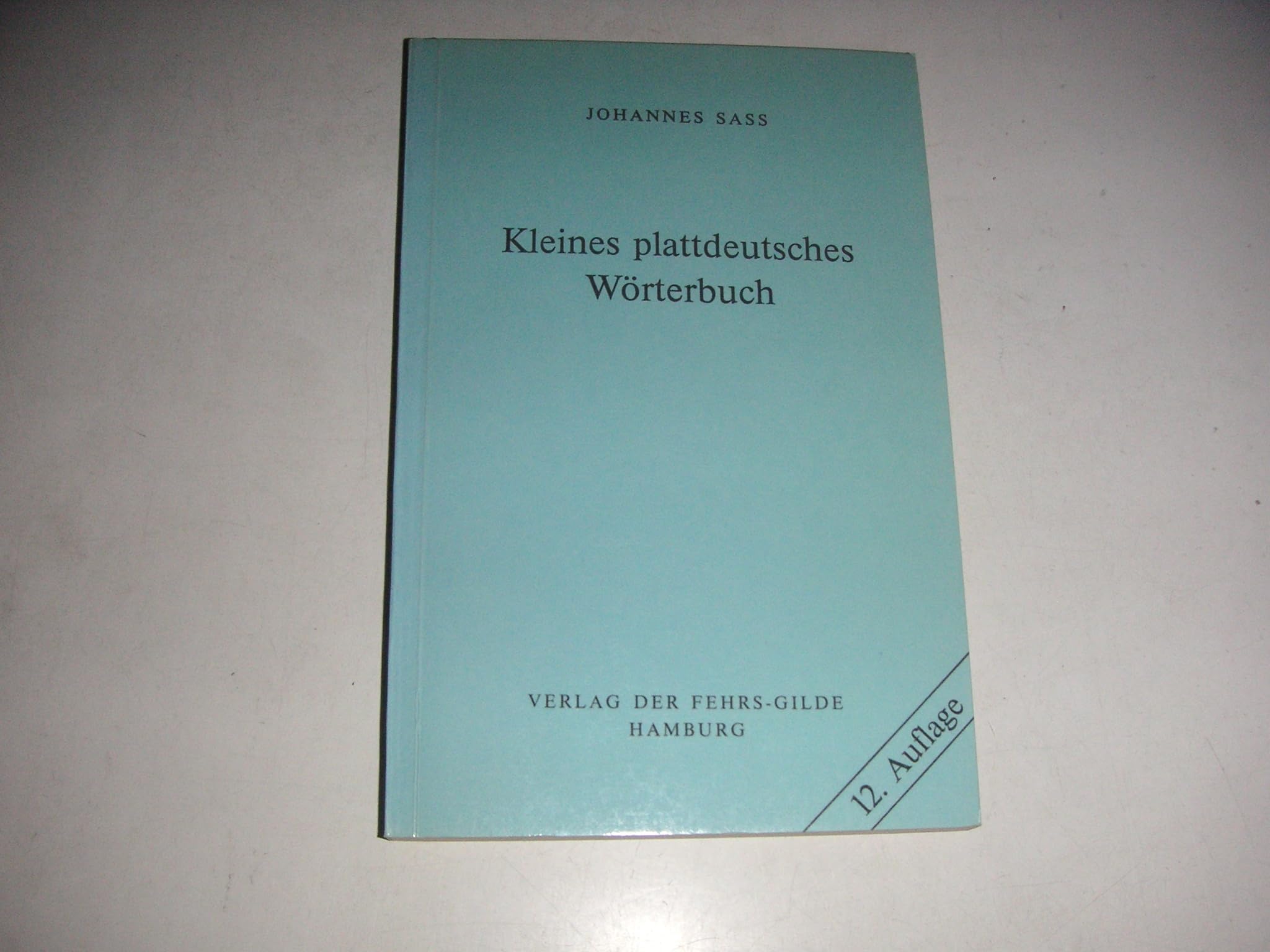 Kleines Plattdeutsches Wörterbuch Natural Sciences