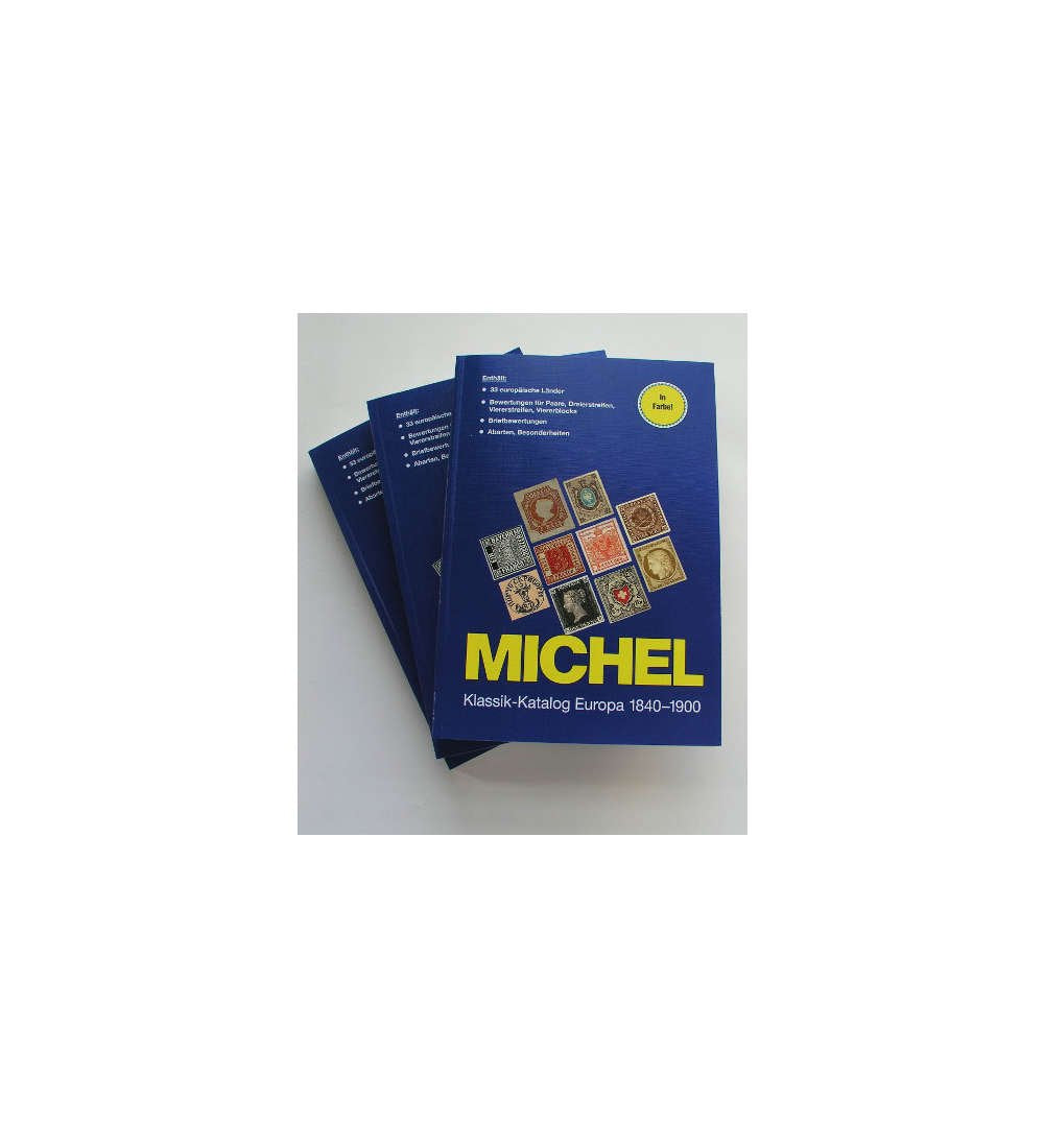 MICHEL-Klassik-Katalog Europa 1840 bis 1900: Enthält 33 europäische Länder. Bewertungen für Paare, Dreierstreifen, Viererstreifen, Viererblocks. Briefbewertungen. Abarten, Besonderheiten Hobbies & Crafts