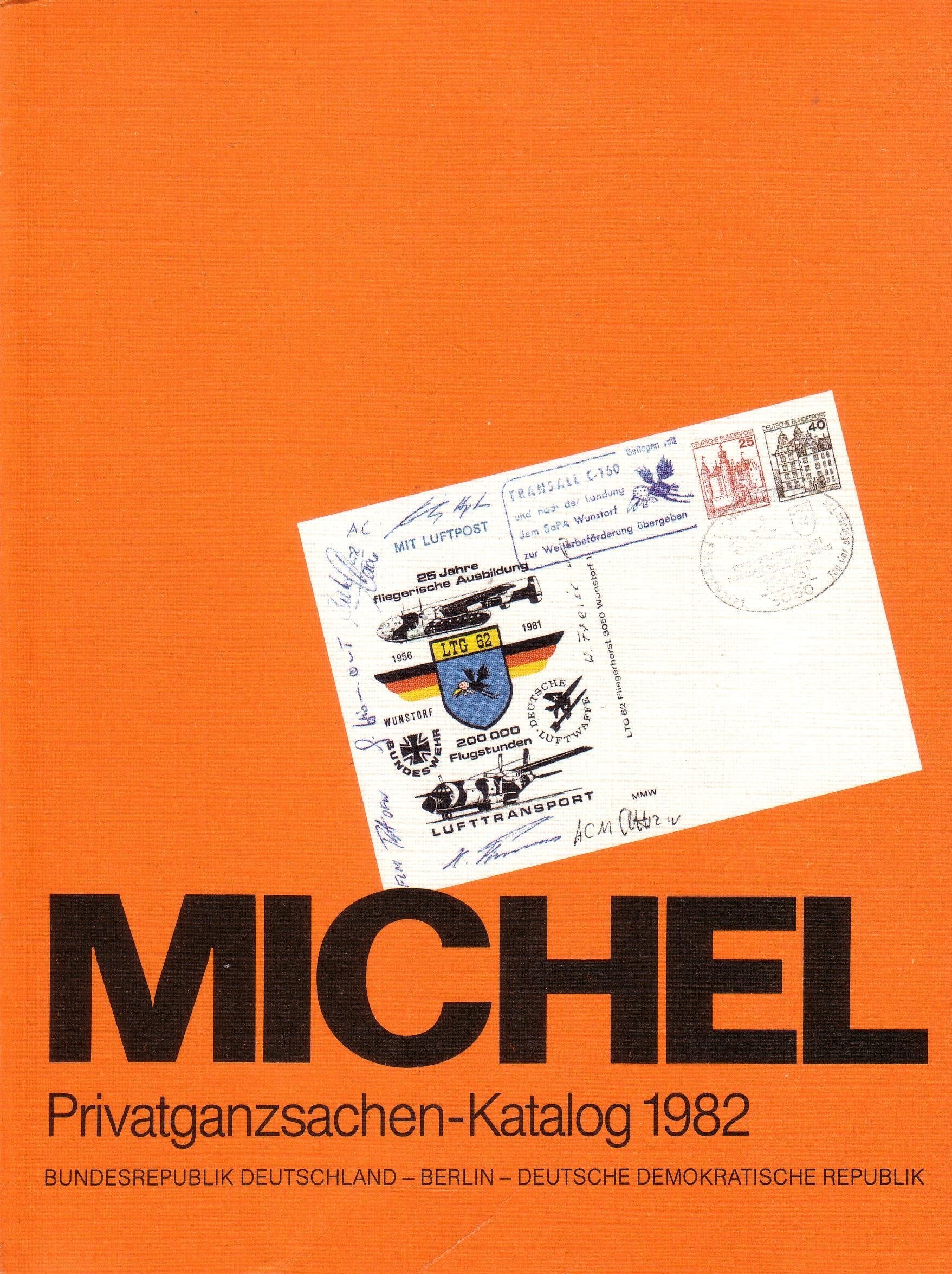 Michel-Privatganzsachen-Katalog Deutschland 1982 Film, Art & Culture