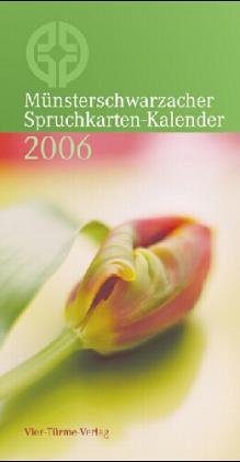 Münsterschwarzacher Spruchkarten-Kalender 2006. 24 Postkarten mit Sprüchen und Lebensweisheiten Film, Art & Culture