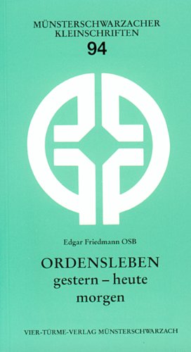 Product Image: Ordensleben gestern, heute, morgen