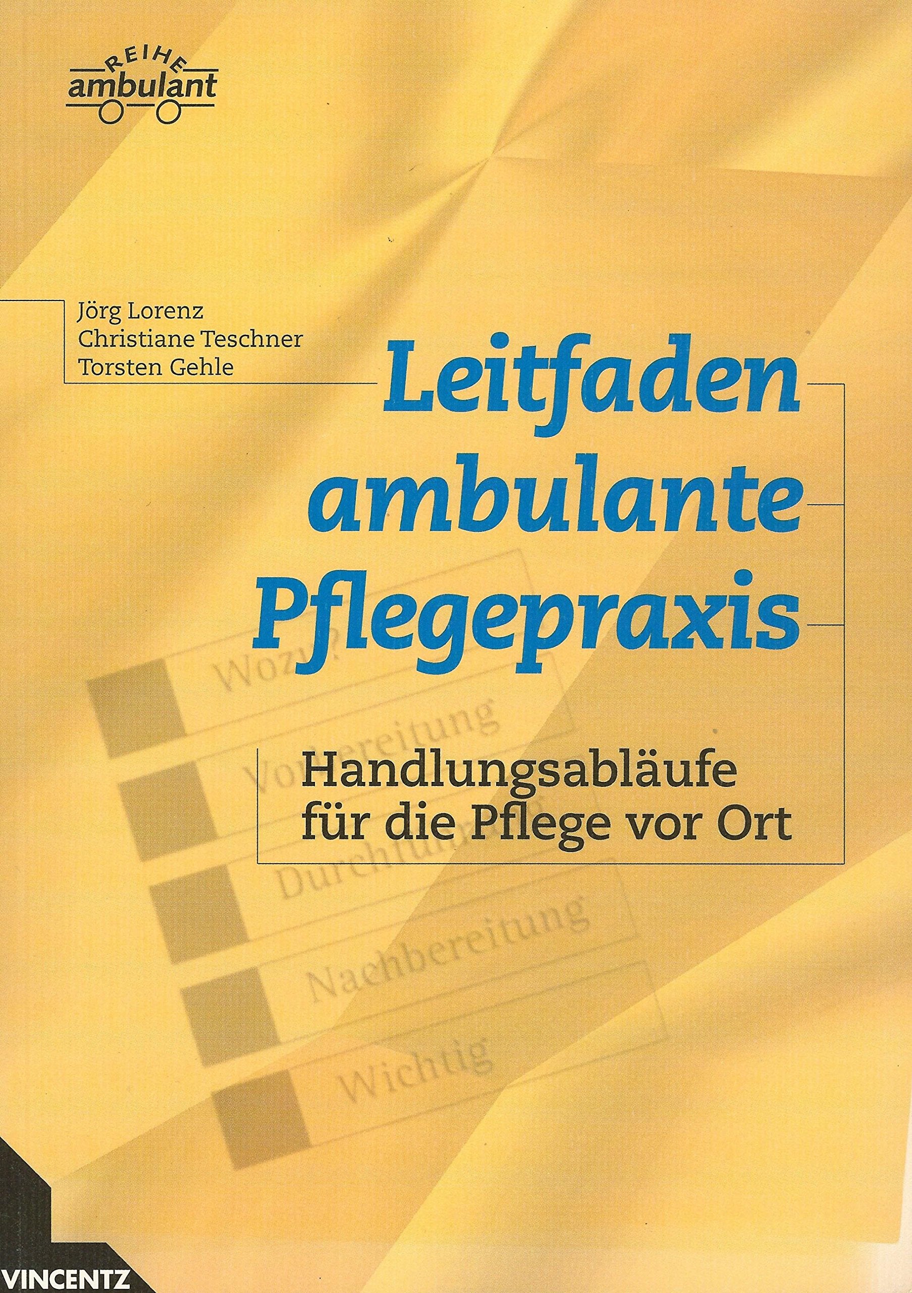 Leitfaden ambulante Pflegepraxis: Handlungsabläufe für die Pflege vor Ort (Reihe ambulant) Business, Finance & Career
