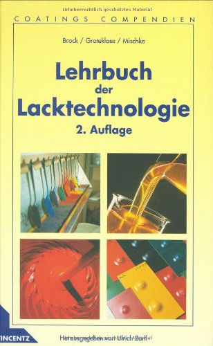 Lehrbuch der Lacktechnologie Books