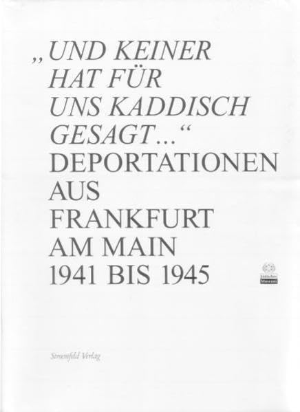 und keiner hat für uns Kaddisch gesagt... Film, Art & Culture