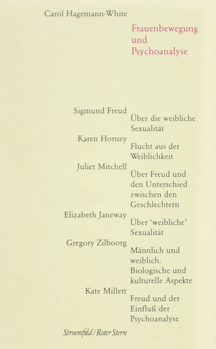 Frauenbewegung und Psychoanalyse: Mit einem Quellenanhang Social Sciences