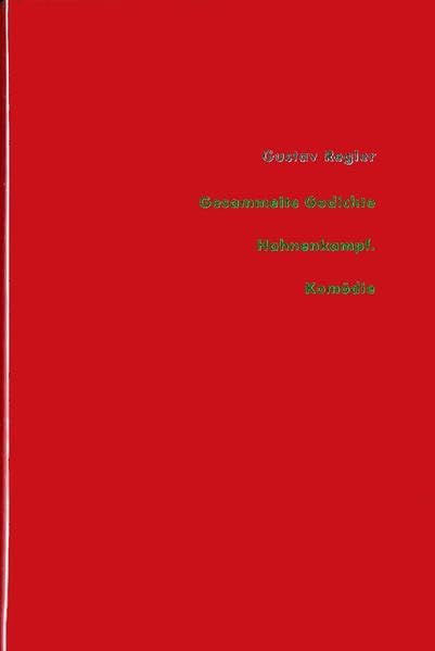 Gesammelte Gedichte. Hahnenkampf. Komödie Contemporary literature