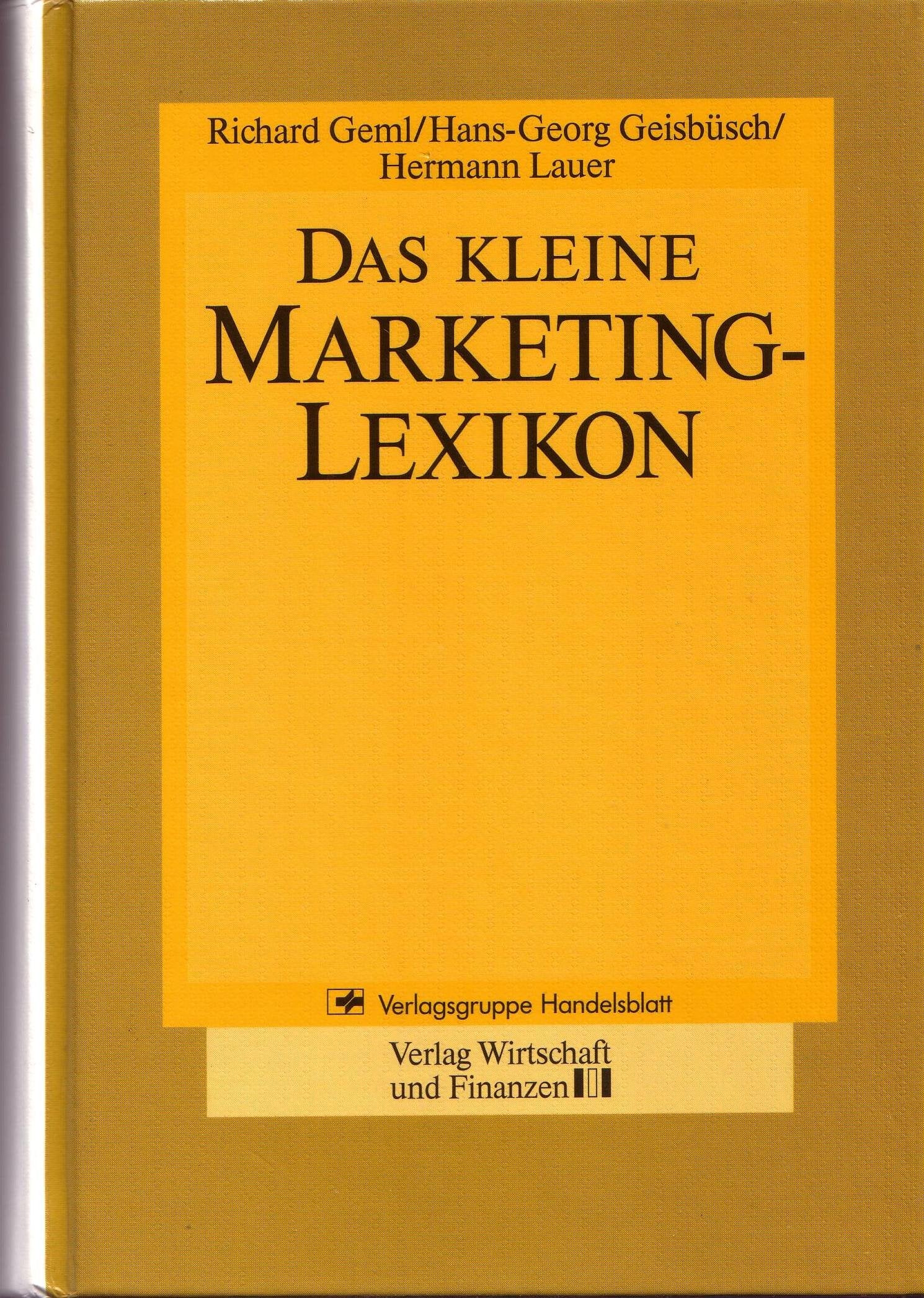 Das kleine Marketing- Lexikon Politics & Society