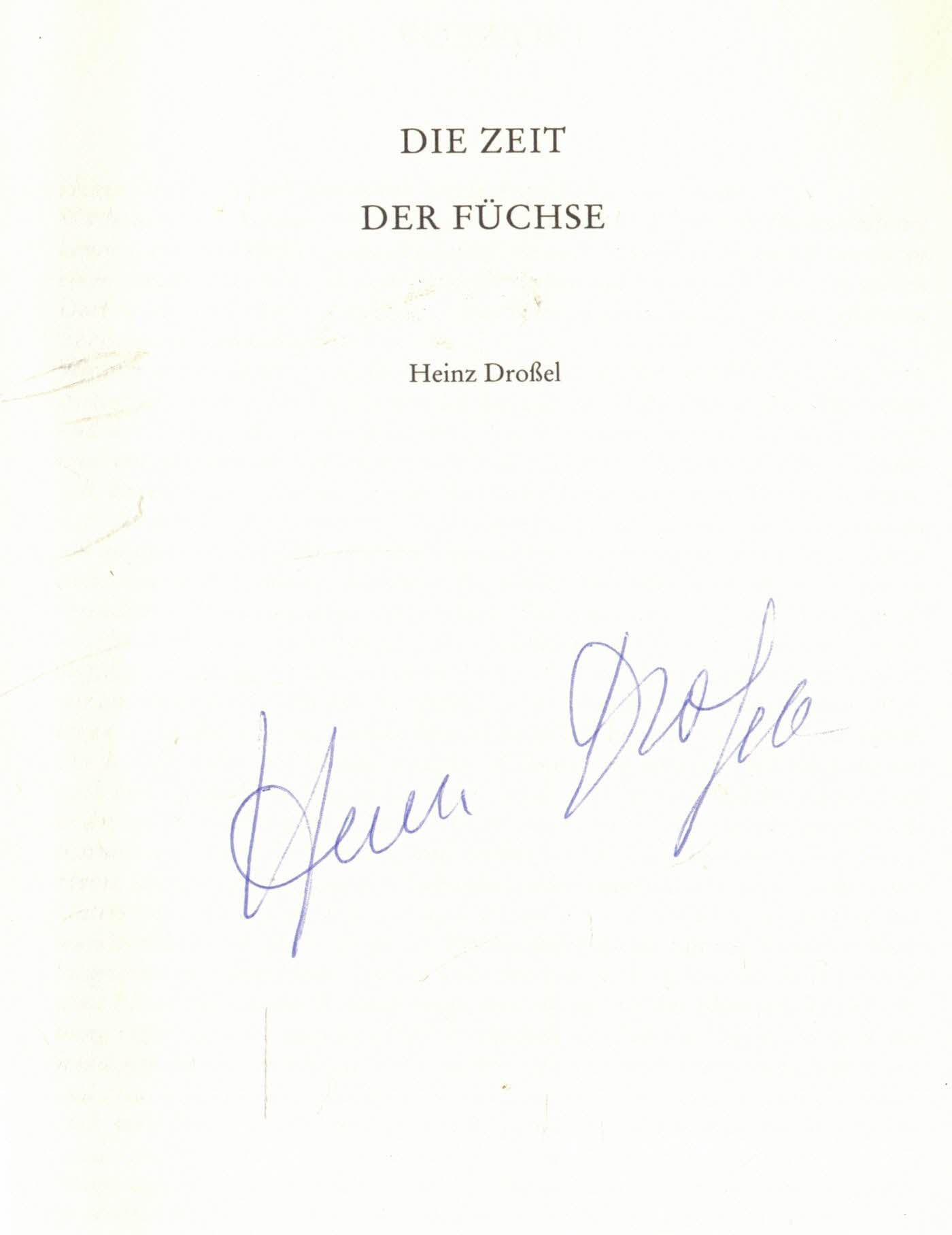 Die Zeit der Füchse. Lebenserinnerungen aus dunkler Zeit Politics & Society