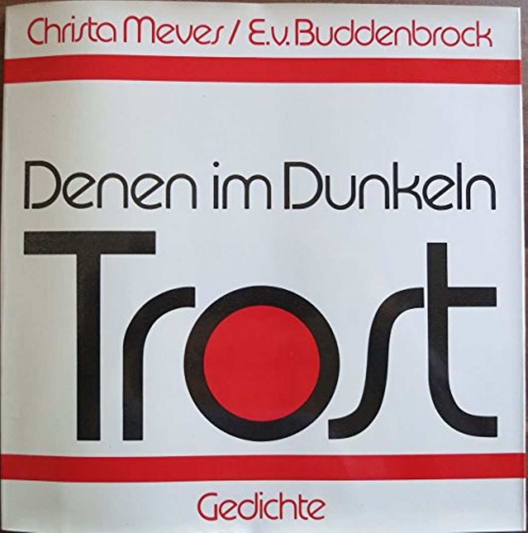 Denen im Dunkeln - Trost. Gedichtband mit Fotos Books