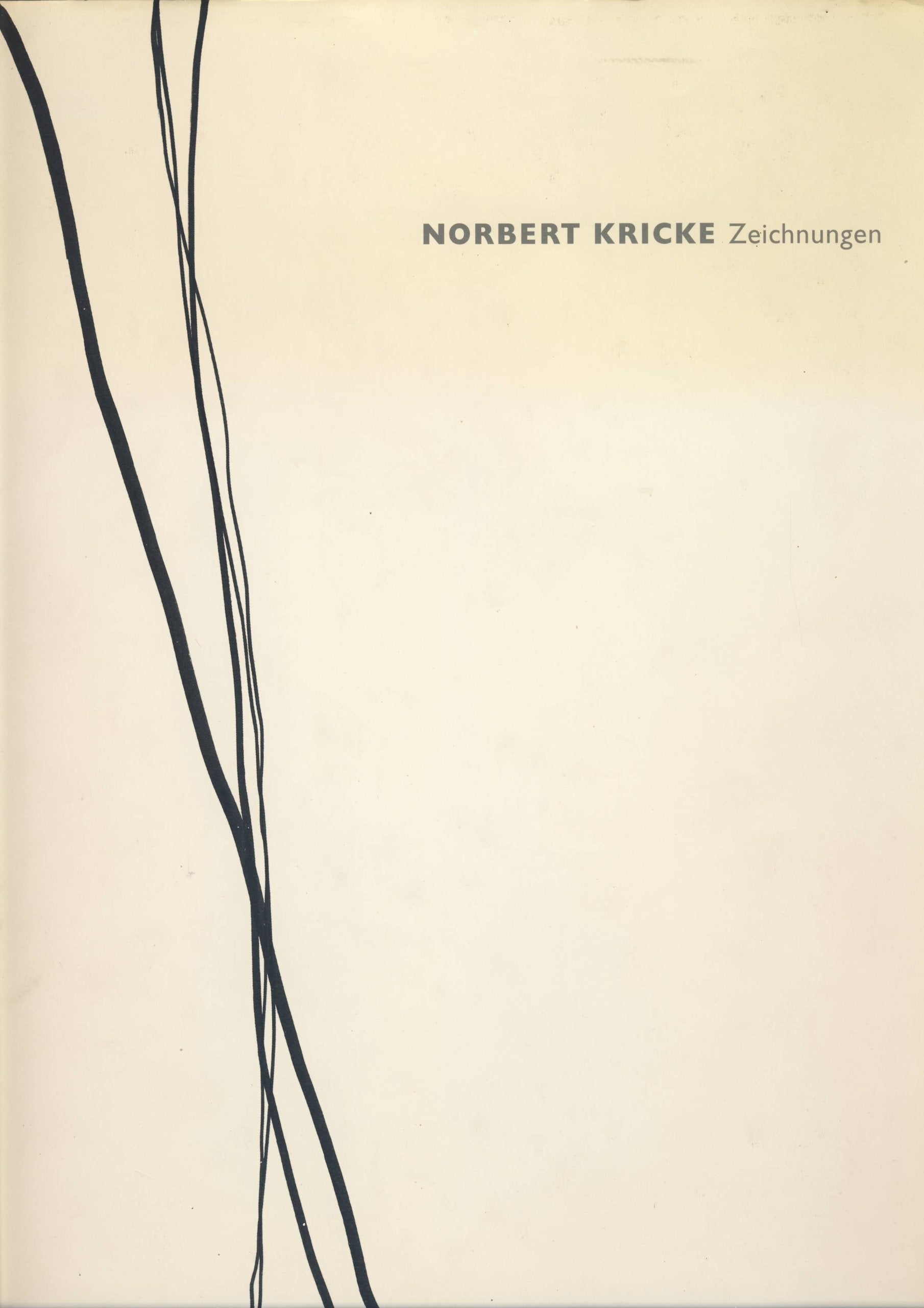 Norbert Kricke. Zeichnungen Art & Literature