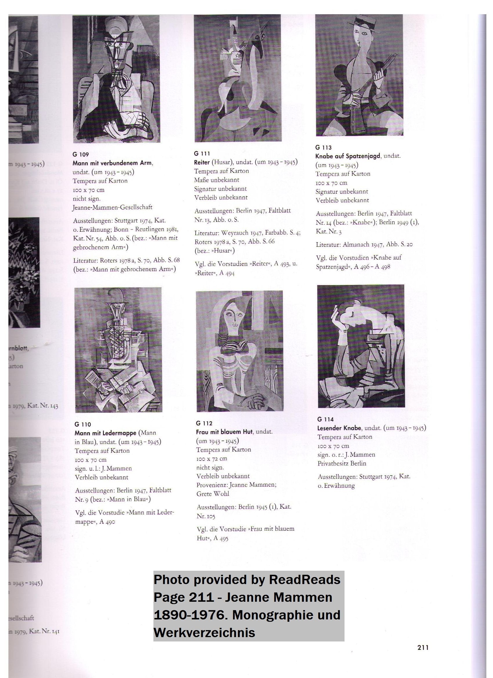 Jeanne Mammen 1890-1976: Monographie und Werkverzeichnis Film, Art & Culture
