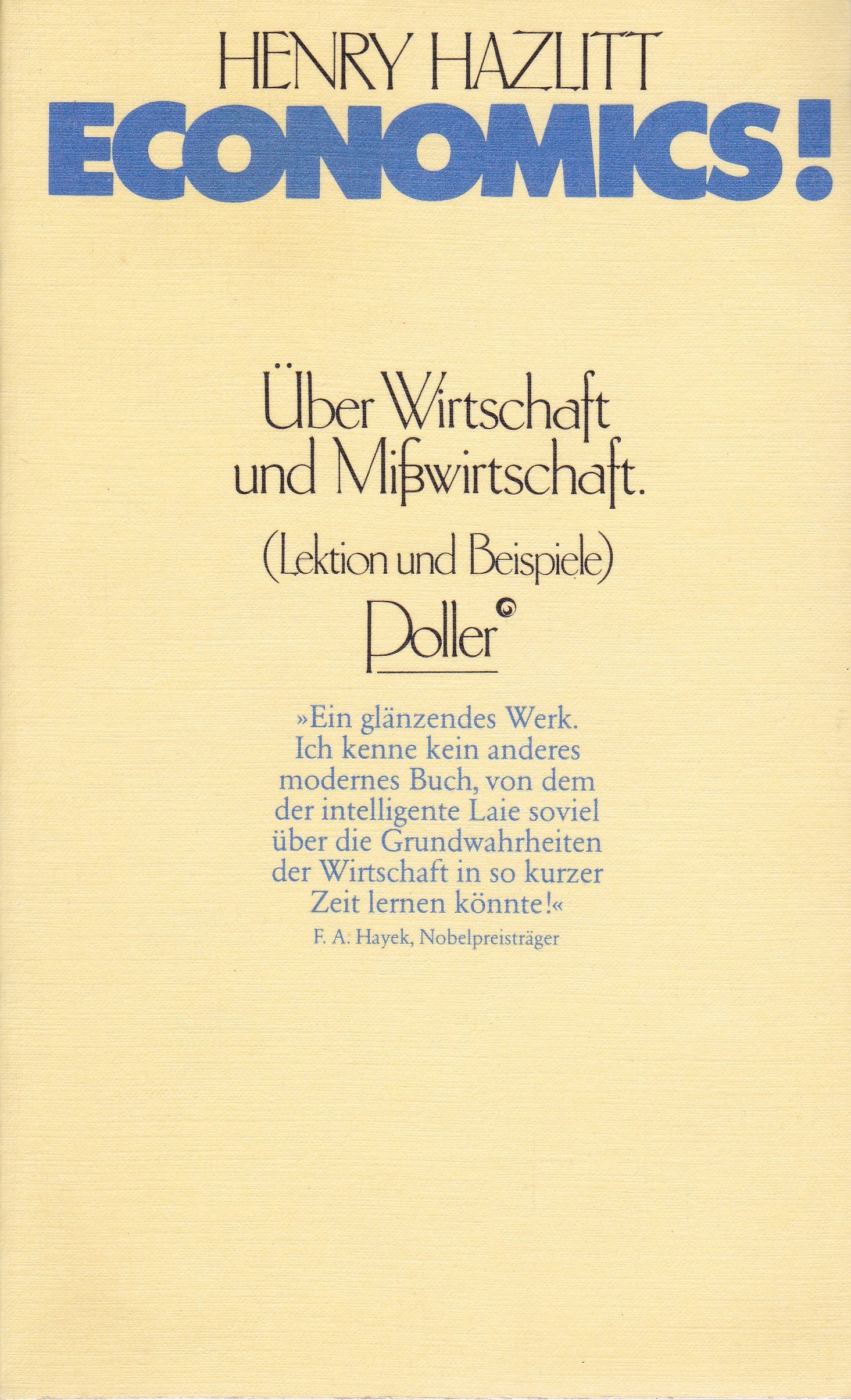Economics. Über Wirtschaft und Misswirtschaft (Lektion und Beispiele) Memories