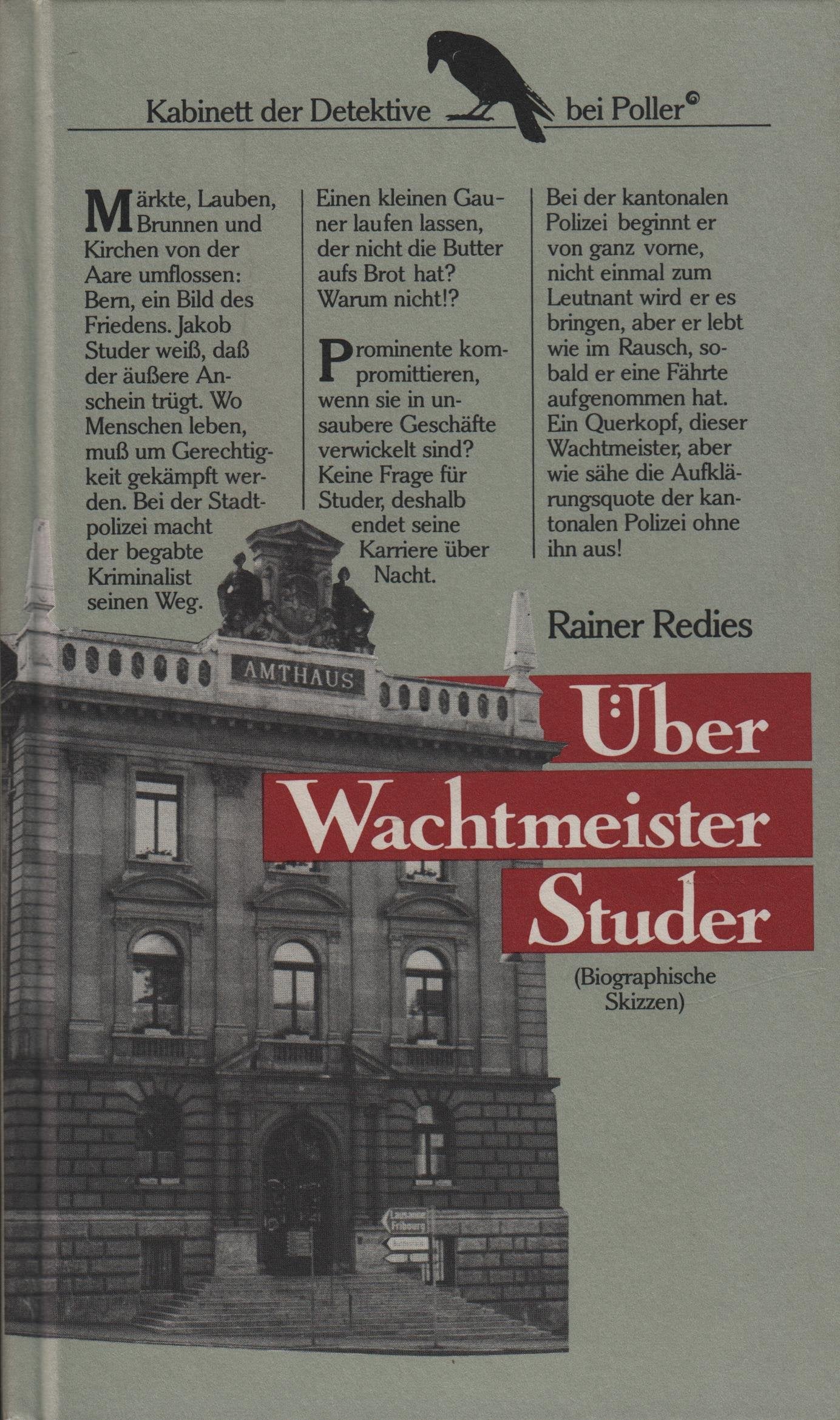 Über Wachtmeister Studer. Biographische Skizzen Books