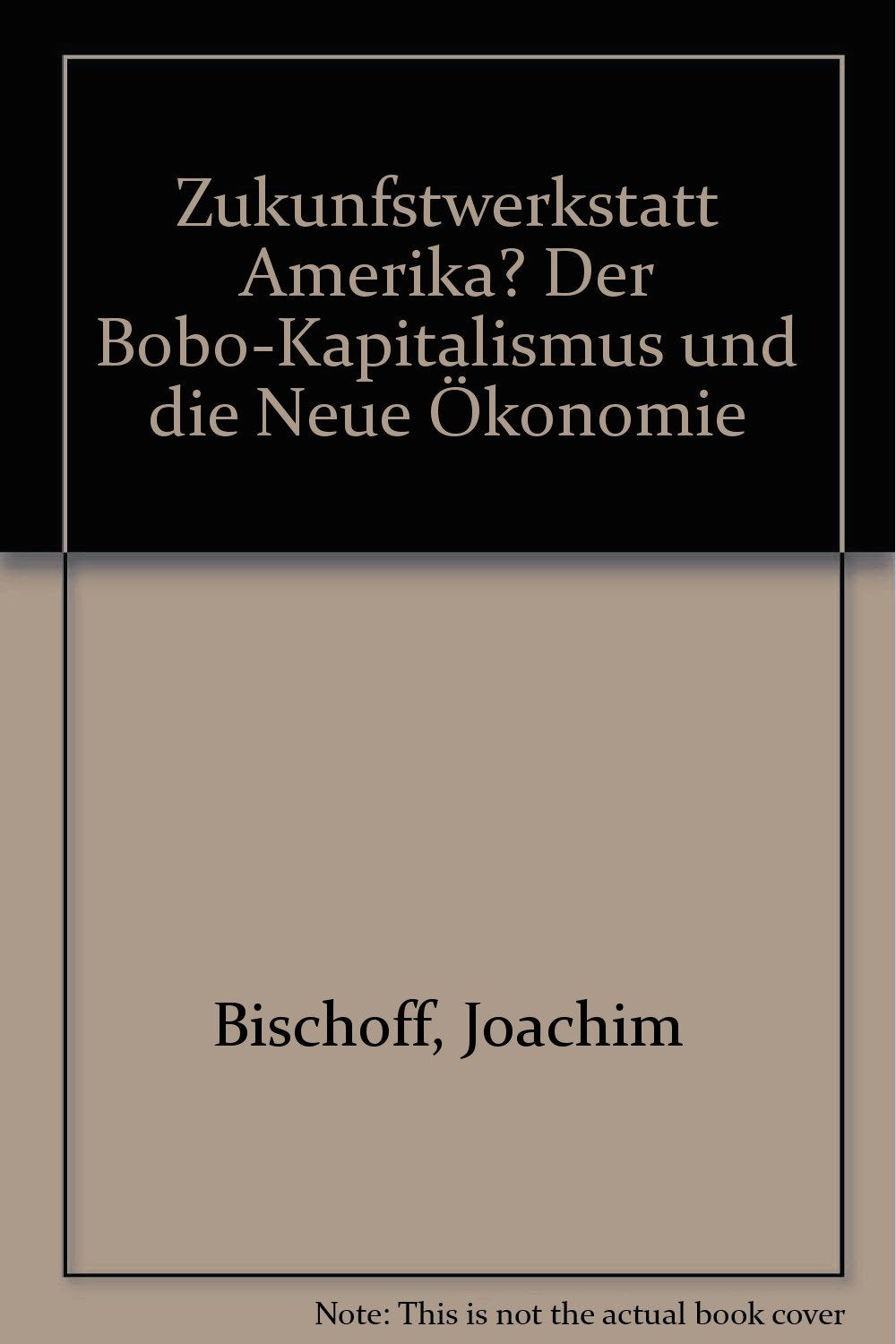 Zukunfstwerkstatt Amerika? Der Bobo-Kapitalismus und die Neue Ökonomie book