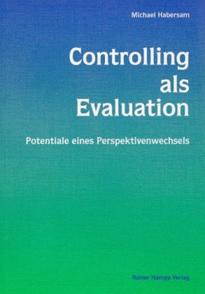 Product Image: Controlling als Evaluation: Potentiale eines Perspektivenwechsels