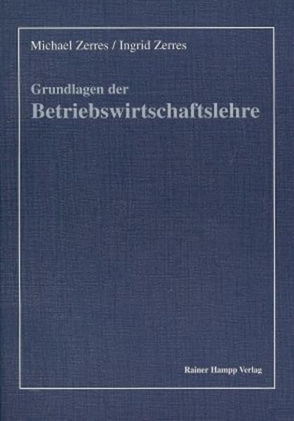 Grundlagen der Betriebswirtschaftslehre Law