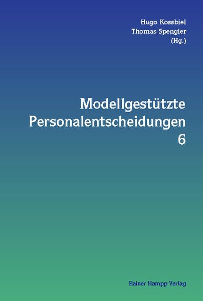 Modellgestützte Personalentscheidungen 6 Law