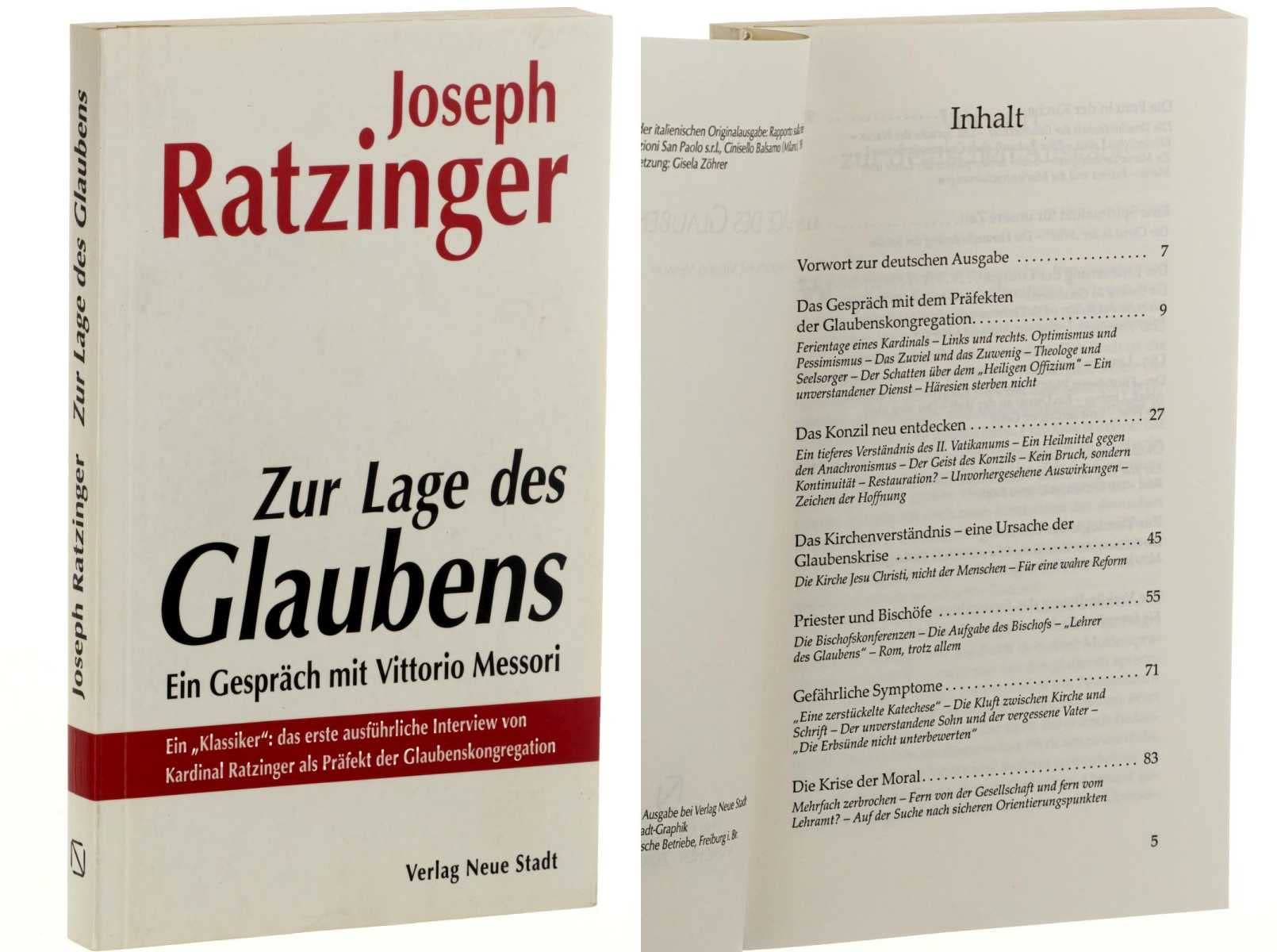Zur Lage des Glaubens: Ein Gespräch mit Vittorio Messori (Theologie und Glaube) Religion & Esotericism