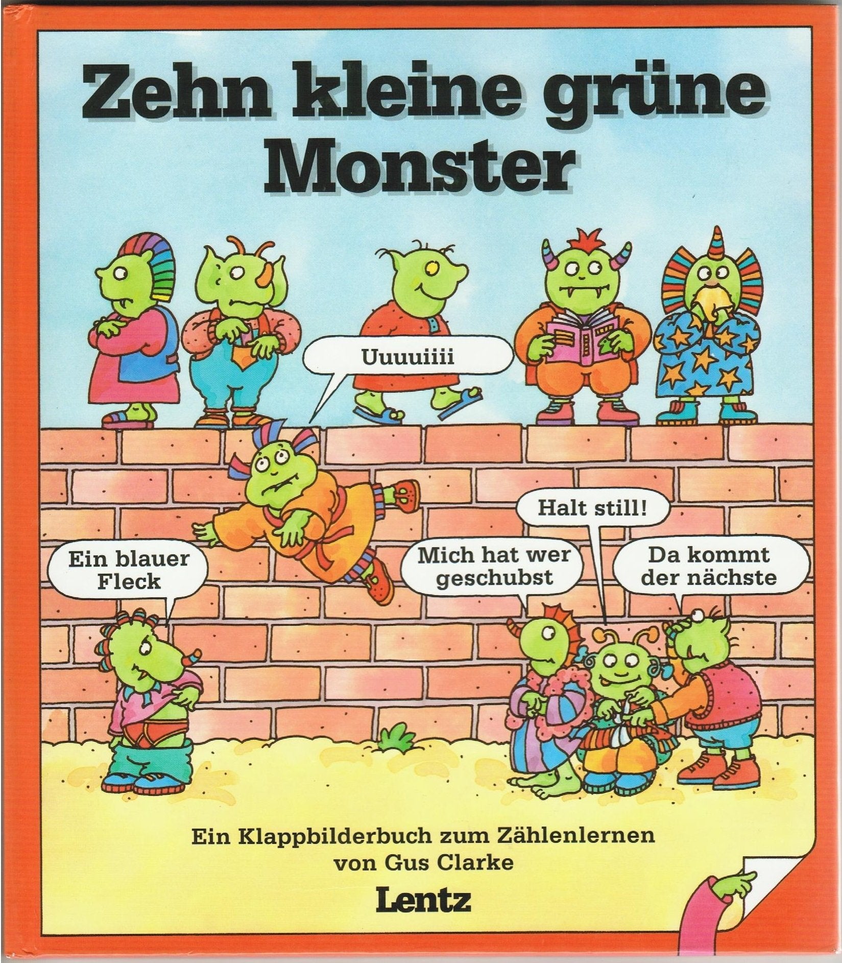 Zehn kleine grüne Monster. Ein Klappbilderbuch zum Zählenlernen Books