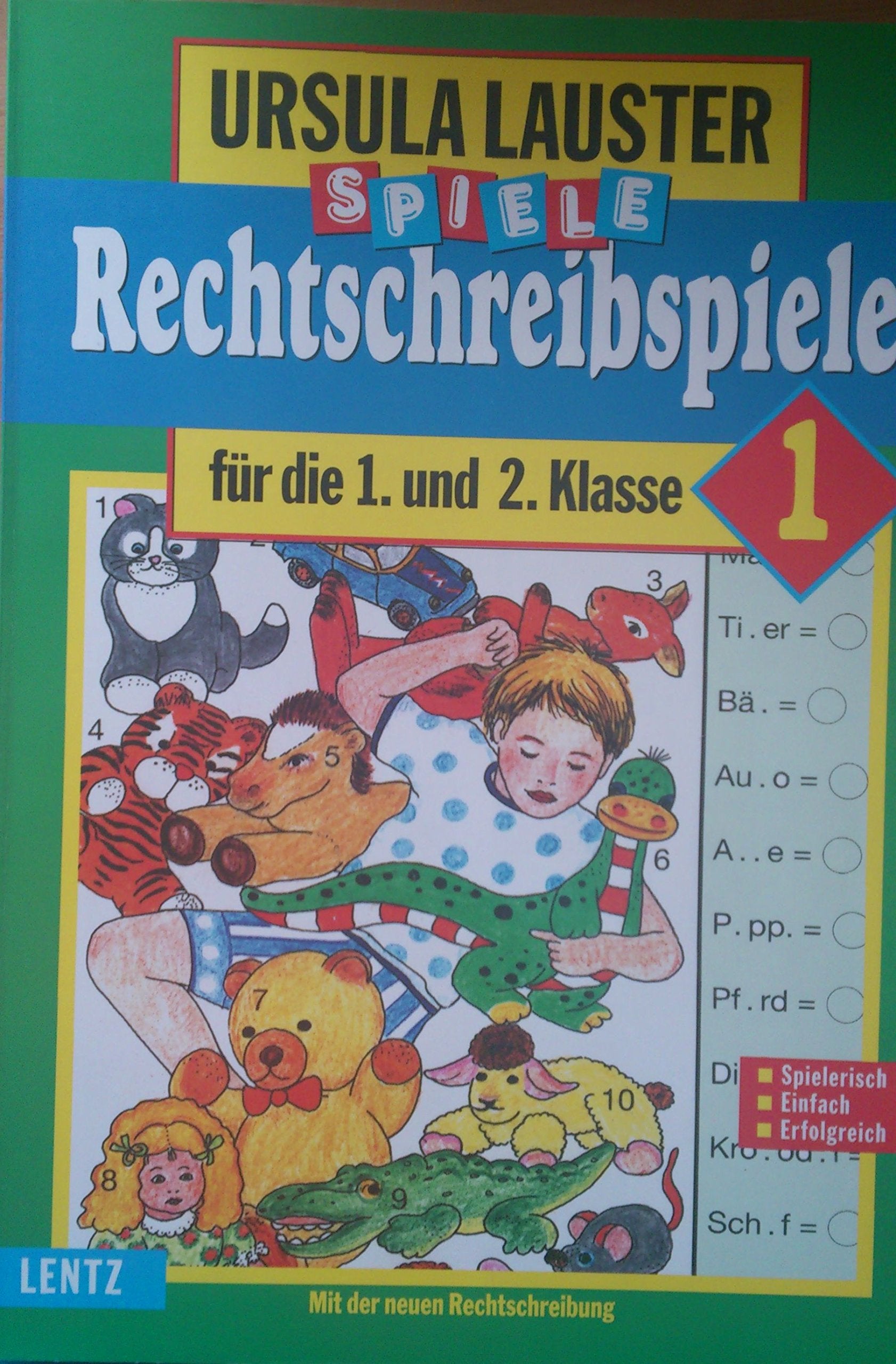 Spiele. Rechtschreibspiele I für die 1. und 2. Klasse Books