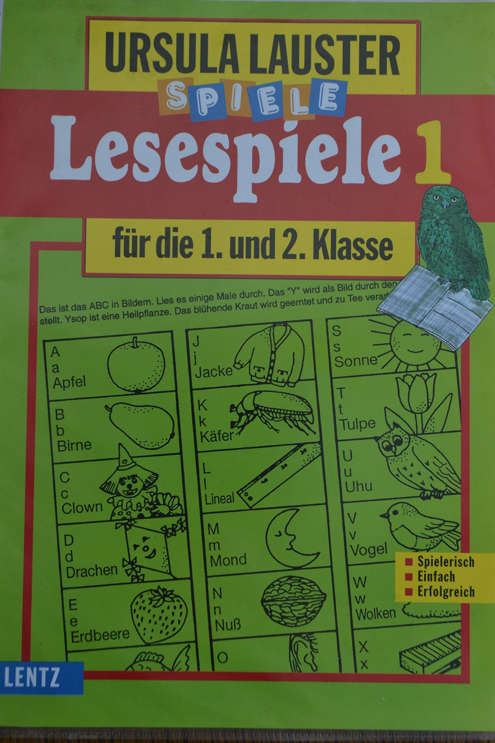 Lesespiele, neue Rechtschreibung, Tl.1, Für die 1. und 2. Klasse Books