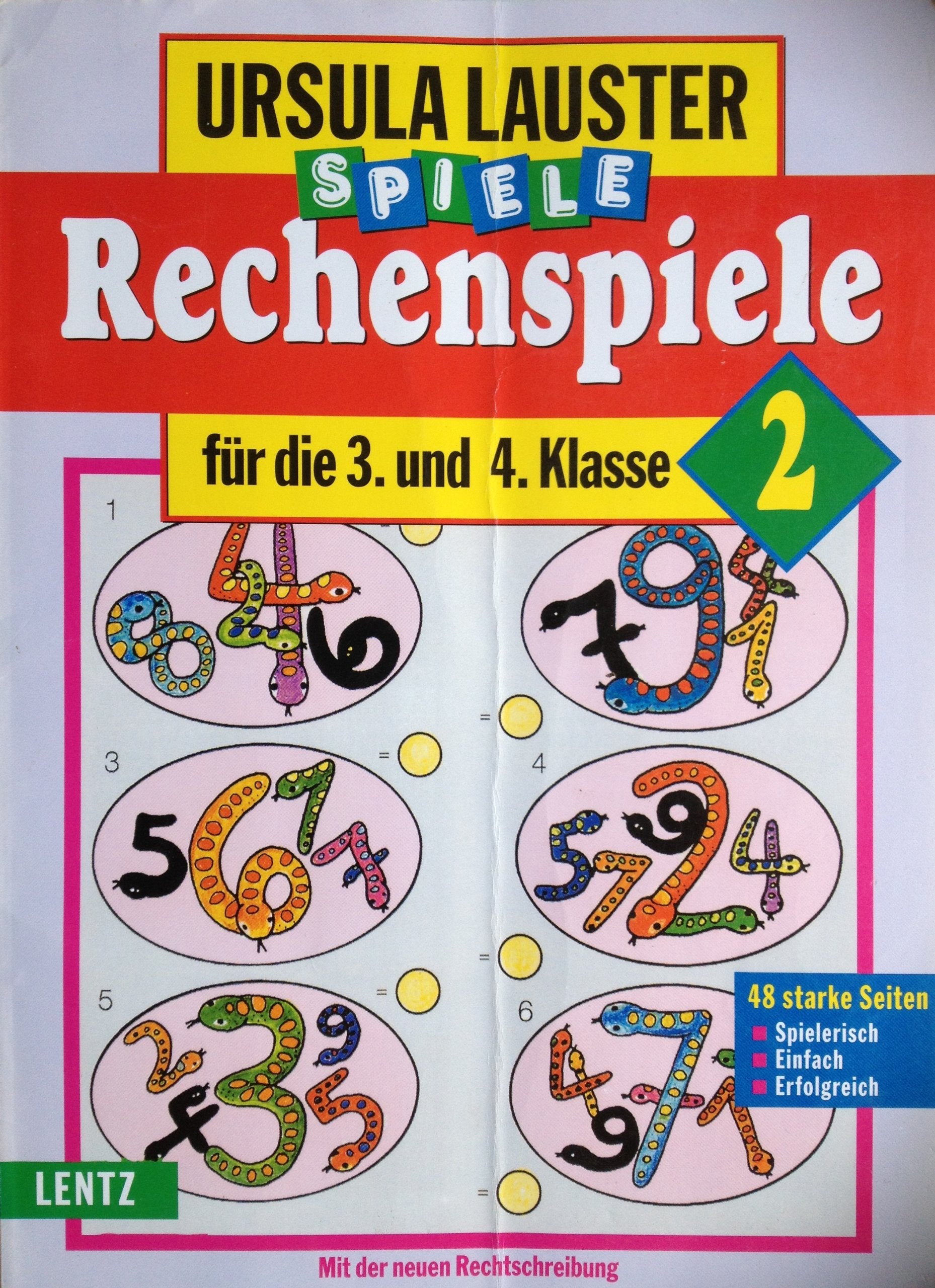 Spiele. Rechenspiele II für die 3. und 4. Klasse Books