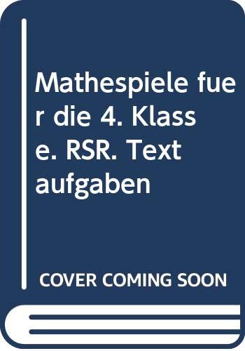 Mathespiele, neue Rechtschreibung, Für die 4. Klasse, Textaufgaben Books
