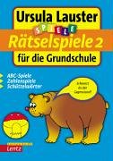 Rätselspiele 2 für die Grundschule Study Guides