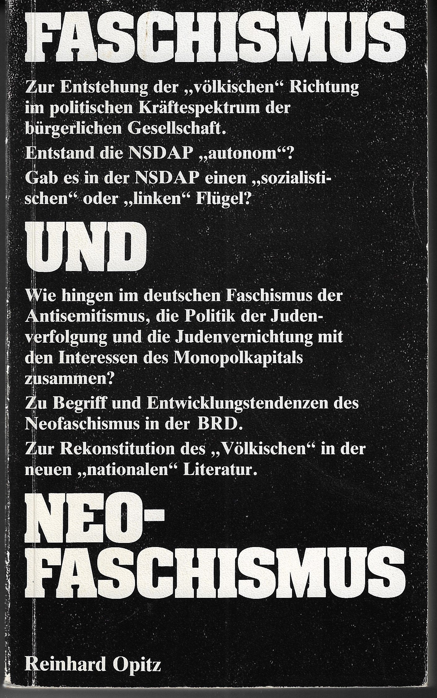 Faschismus und Neofaschismus Books