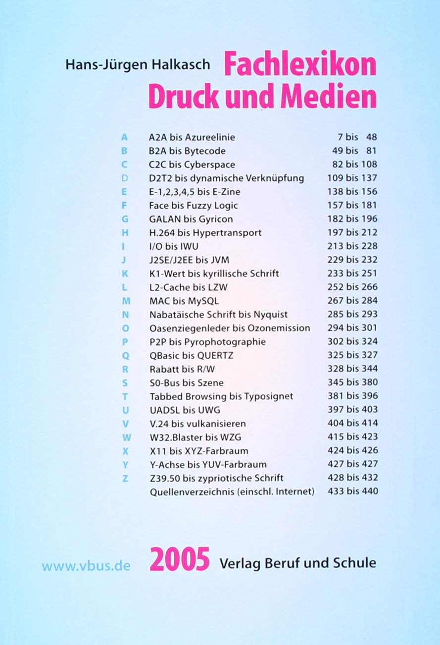 Fachlexikon Druck und Medien: 10.000 Stichwörter Law