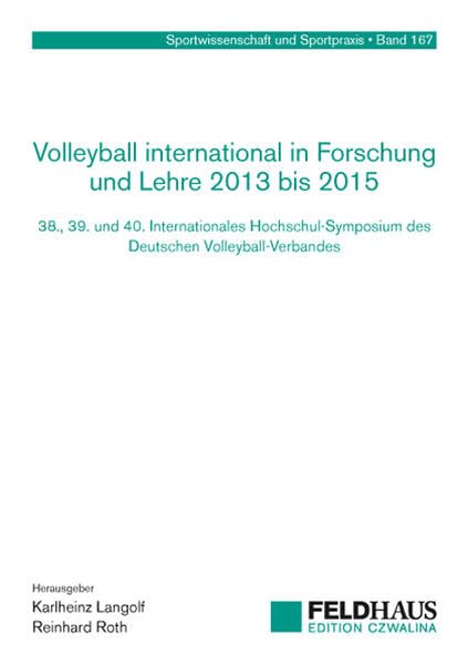 Volleyball international in Forschung und Lehre 2013 bis 2015 book
