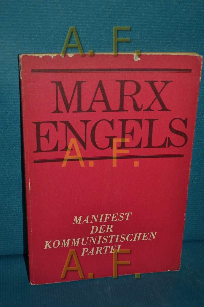Manifest der Kommunistischen Partei Social Sciences