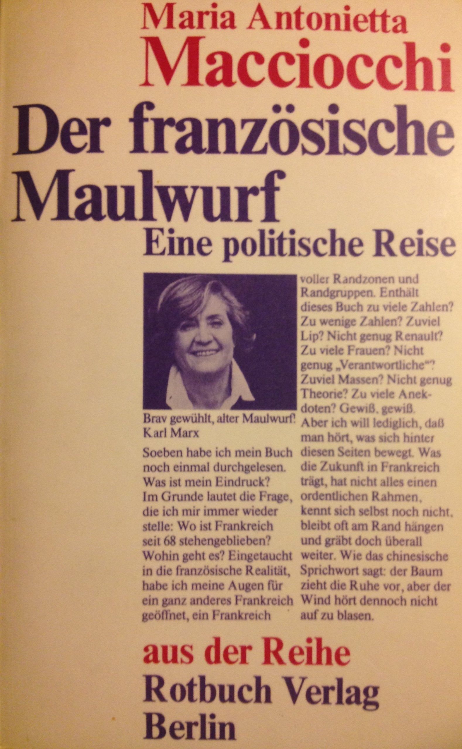 Der französische Maulwurf. Sonderausgabe. Eine politische Reise Politics & History