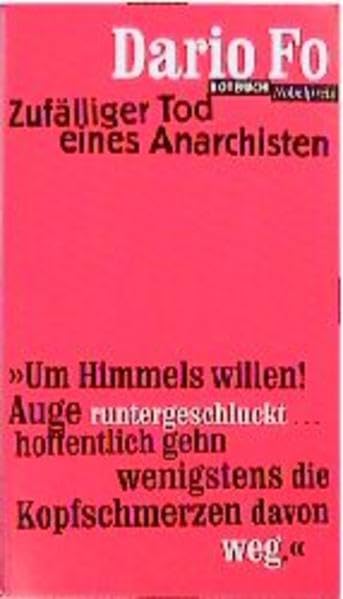 Zufälliger Tod eines Anarchisten (Rotbuch-Taschenbücher) Contemporary literature